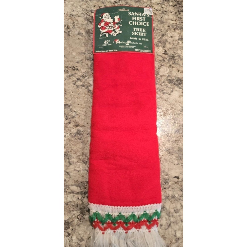 Vintage Santas‎ First Choice Tree Skirt 42"
